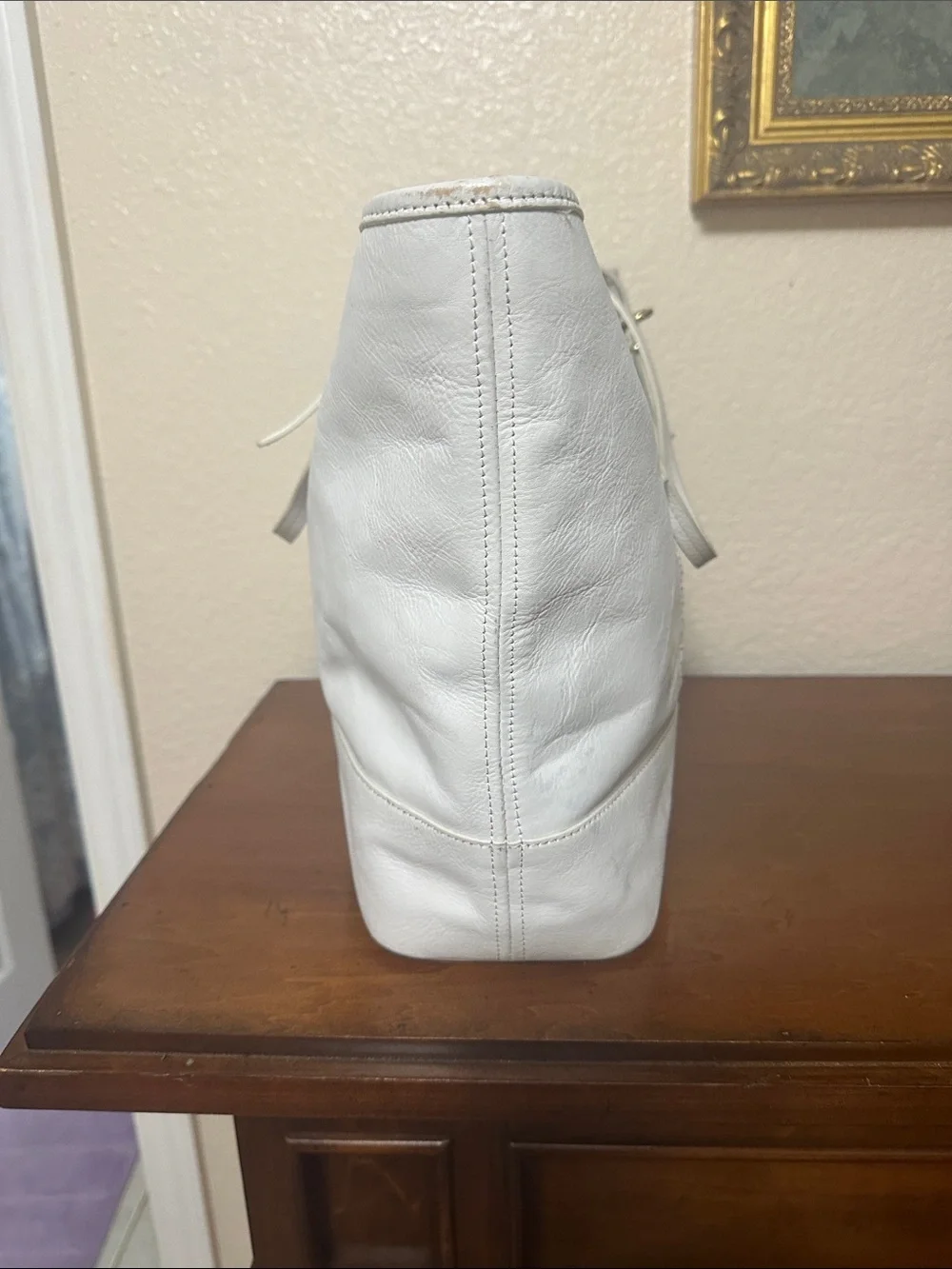 TALBOTS  Perforated Tote Bag